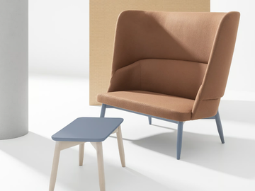 SPY 665 - Upholstered bergère sofa with beechwood frame by Billiani - view 3