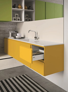 IDROBOX COMP. 12 - Laundry room cabinet for washing machine by Birex - view 3