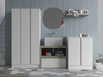 IDROBOX COMP. 10 - Sectional laundry room cabinet for washing machine by Birex - view 2