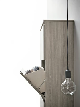 MINIMA COMP. 4 - Wall mounted shoe cabinet by Birex - view 3