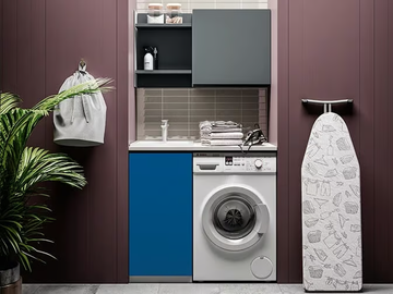 IDROBOX COMP. 2 - Laundry room cabinet with sink for washing machine by Birex - view 2