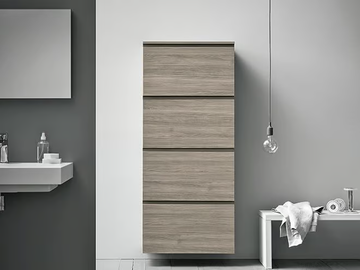 MINIMA COMP. 4 - Wall mounted shoe cabinet by Birex - view 2