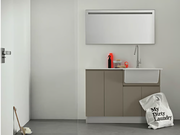 IDROBOX COMP. 15 - Laundry room cabinet with sink by Birex - view 2