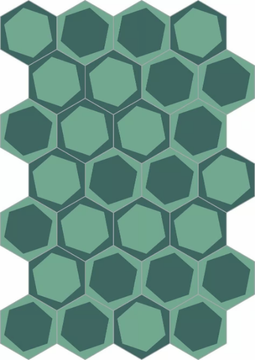 ON/OFF TEAL - Handmade cement tiles by Bisazza - view 3
