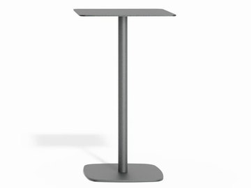 SIRKEL 105 - Square aluminium high table by Bivaq - view 2