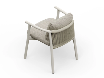 BALM - Upholstered garden chair with armrests by Bivaq - view 3