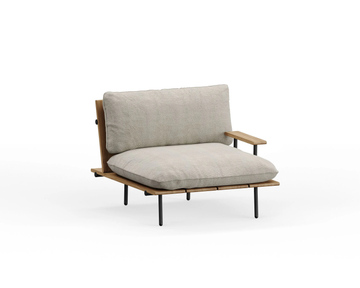 NAMI - Upholstered garden armchair by Bivaq - view 3