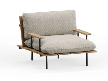 NAMI - Upholstered garden armchair by Bivaq - view 2