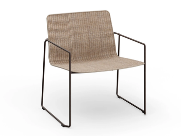 SAL - Garden stackable easy chair with armrests by Bivaq - view 2
