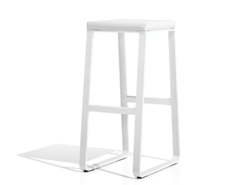 SIT - Sled base high stool with integrated cushion by Bivaq - view 3