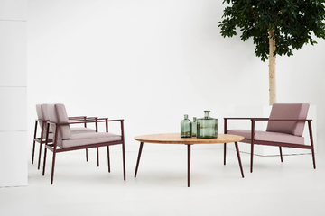 VINT LOUNGE - Armchair with armrests by Bivaq - view 3