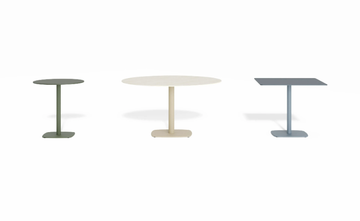SIRKEL 74 - Square aluminium garden table by Bivaq - view 3