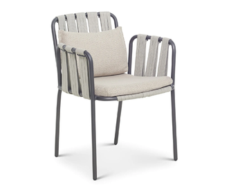 TEJA - Garden chair with armrests by Bivaq - view 2