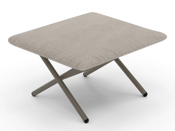 GARDA - Aluminium and fabric stool / garden footstool by Bivaq - view 2