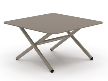 GARDA - Low square aluminium coffee table by Bivaq - view 2