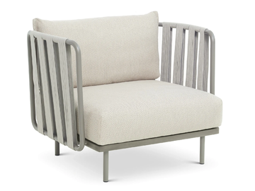 TEJA - Garden armchair with armrests by Bivaq - view 3