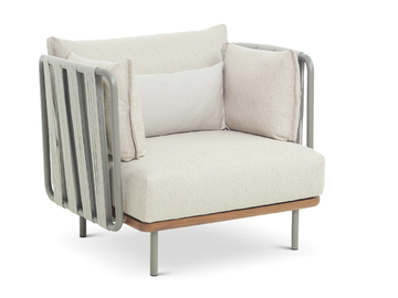 TEJA - Garden armchair with armrests by Bivaq - view 2