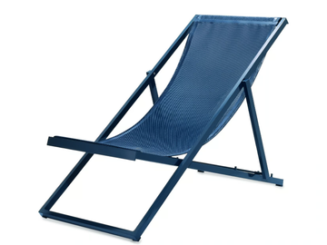 CLUB - Folding recliner Vinytex deck chair by Bivaq - view 2