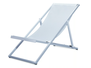 CLUB - Folding recliner Vinytex deck chair by Bivaq - view 3