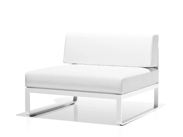 SIT - Modular Vinytex garden armchair by Bivaq - view 2