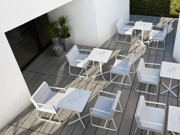 SIT - Sled base upholstered chair by Bivaq - view 3