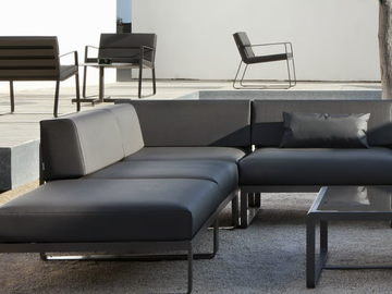 SIT - Corner Vinytex garden armchair by Bivaq - view 3