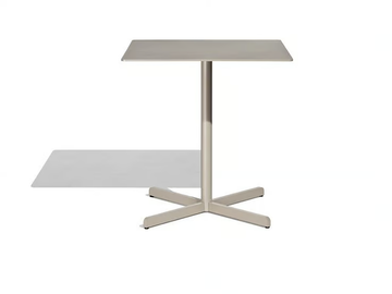 SIT - Aluminium table with 4-star base by Bivaq - view 2