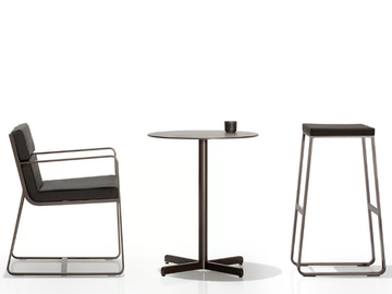 SIT - Round table with 4-star base by Bivaq - view 3