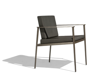 VINT - Upholstered garden chair with armrests by Bivaq - view 2