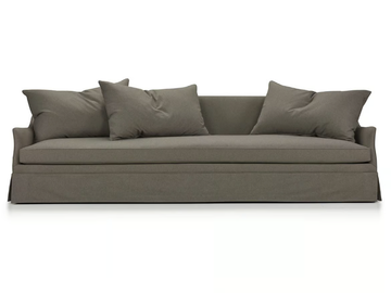 LOUVRE - 3 seater fabric sofa with castors by Blasco - view 3