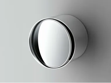 INDEX - Round wall-mounted shaving mirror by Boffi - view 2