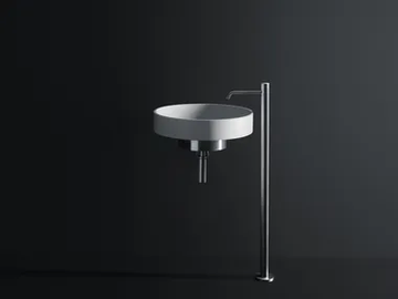 LOTUS - Round Cristalplant® washbasin by Boffi - view 2