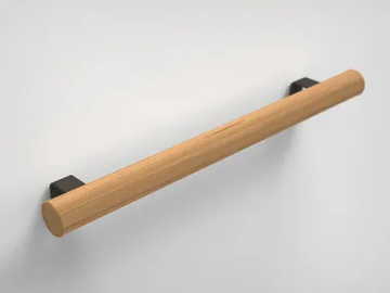TWIG - Iroko towel rail by Boffi - view 2