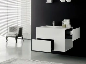 QUADTWO - Wall-mounted washbasin with drawers by Boffi - view 2