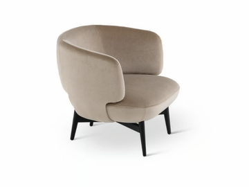 DOGE - Fabric armchair with armrests by Bonaldo - view 2
