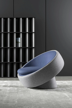 GLOBALOVE - Upholstered fabric armchair by Bonaldo - view 3