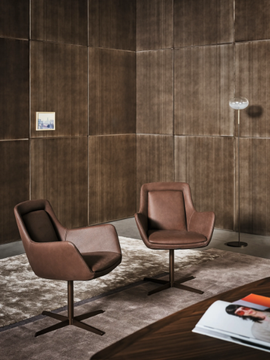 NEWTON LOW - Swivel office chair by Bonaldo - view 3