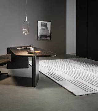 TANGERI - Solid-color rectangular rug by Bonaldo - view 3