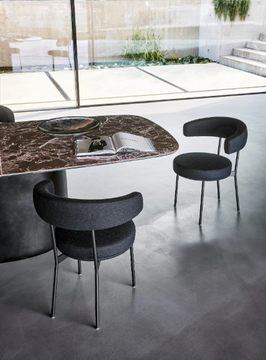 NEUILLY - Upholstered fabric chair with armrests by Bonaldo - view 3