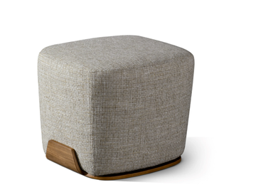 OLOS POUF - Rectangular fabric pouf by Bonaldo - view 2