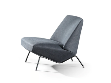 SLEEK - Upholstered fabric armchair by Bonaldo - view 2