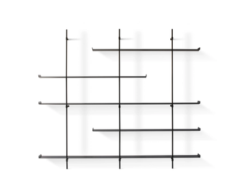 FOIL - Open wall-mounted metal bookcase by Bonaldo - view 2