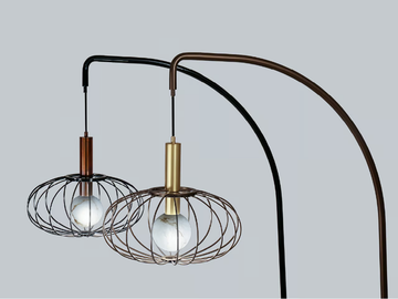 LIRA - LED metal floor lamp by Borzalino - view 2