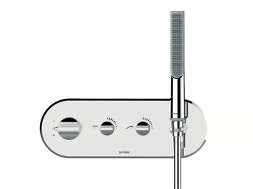 APICE - Thermostatic shower mixer with hand shower by Bossini - view 2