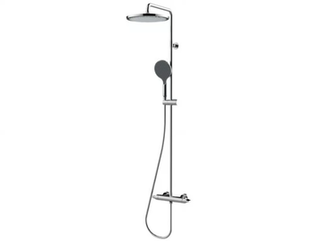 APICE - Shower panel with diverter with hand shower with overhead shower by Bossini - view 2