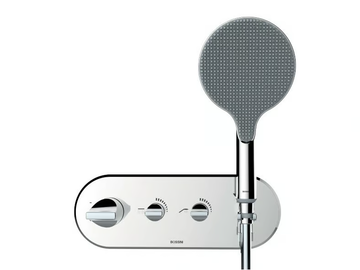 APICE - Thermostatic shower mixer with hand shower by Bossini - view 2