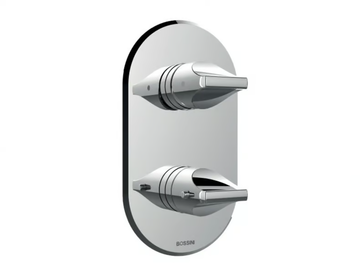 APICE - Thermostatic shower mixer with plate by Bossini - view 2