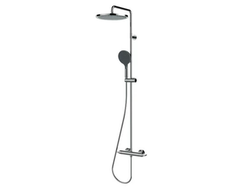 APICE - Thermostatic shower panel with diverter with hand shower by Bossini - view 2