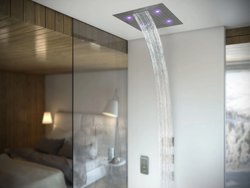 Dream 4 Getti - RGB CROMOTERAPIA - Contemporary style LED overhead shower by Bossini - view 3