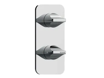 APICE - Recessed thermostatic shower mixer with plate by Bossini - view 2